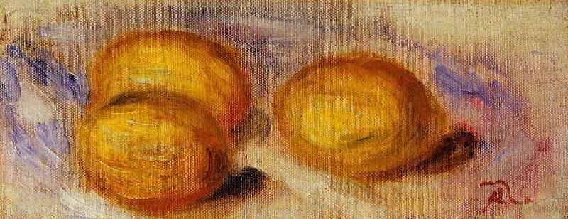 Pierre-Auguste Renoir Three Lemons oil painting image